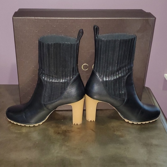 💯Auth GUCCI Womens black bootie, SZ9/39 - Picture 3 of 7